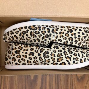 TOMS Birch Leopard Print Alpargata Shoes